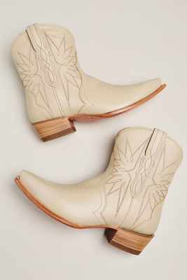 Tecovas Lynn Short Western Boots In Ivory