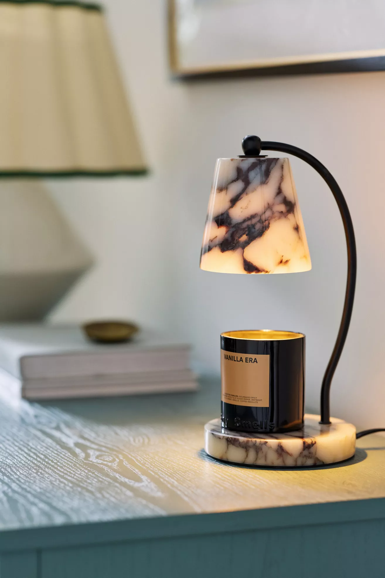 Marble Candle Warmer Lamp