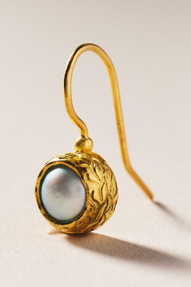 Maison Irem Pearl French Hook Earrings #1