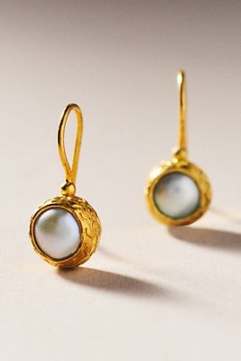Maison Irem Pearl French Hook Earrings