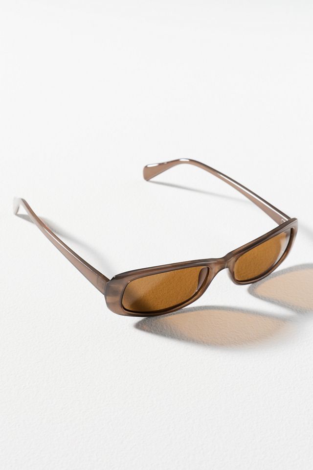 By Anthropologie Slim Rectangle Sunglasses #1