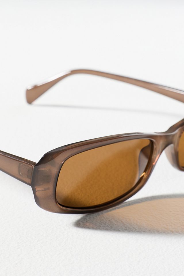 By Anthropologie Slim Rectangle Sunglasses #2