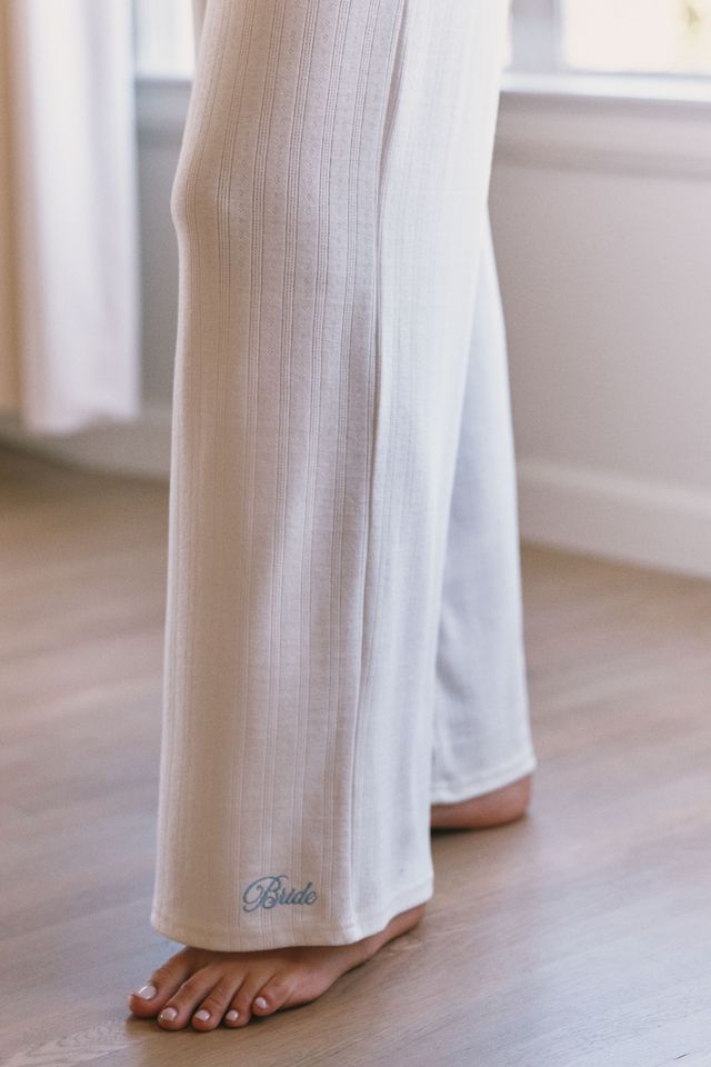 By Anthropologie Bride Cardigan and Pants Set #3