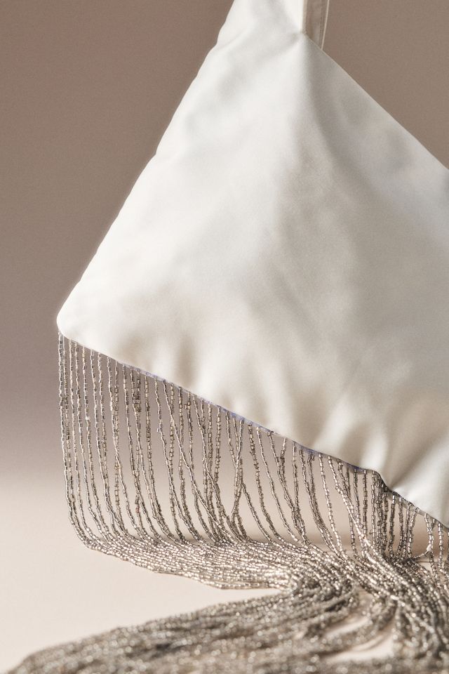 By Anthropologie Weddings Beaded Fringe Handbag #1