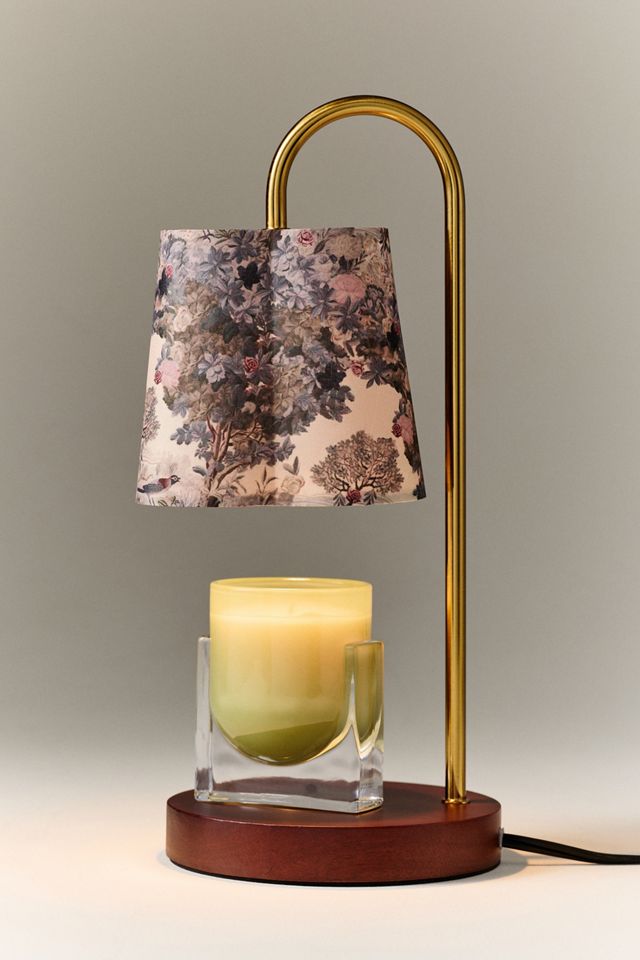 Printed Shade Candle Warmer Lamp #1