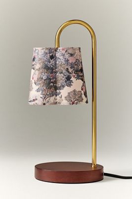 Printed Shade Candle Warmer Lamp