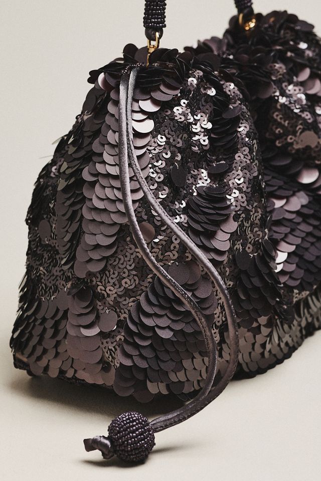 Clutch Holgado con Lentejuelas By Anthropologie #2