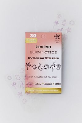 Barrière Burn Notice UV Sensor Stickers