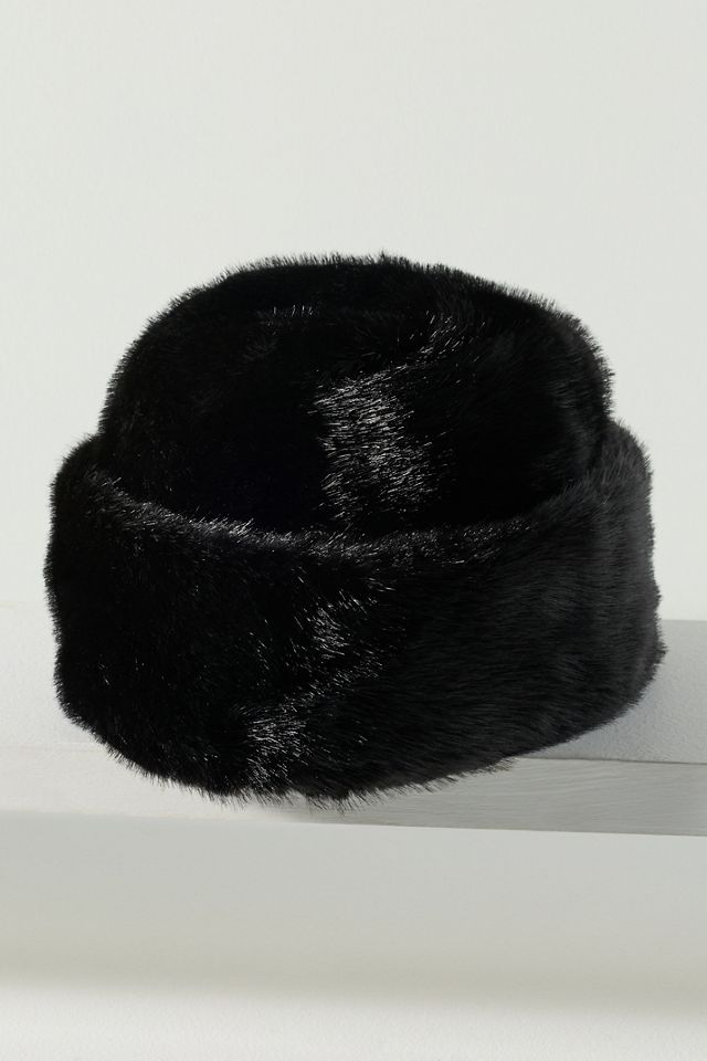 Lucky Zone Faux Fur Sailor Hat #1