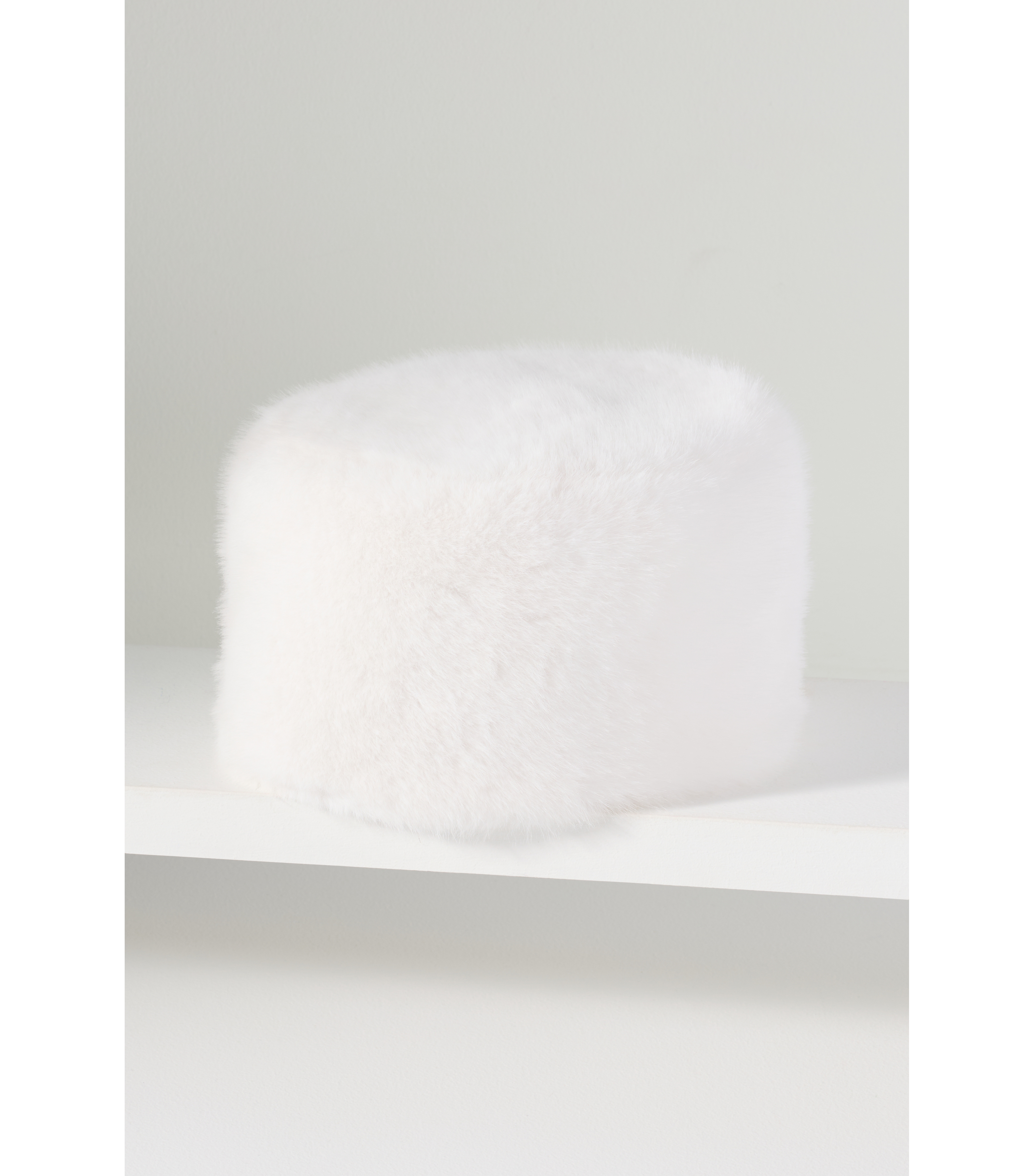 Lucky Zone Faux Fur Pillbox Hat