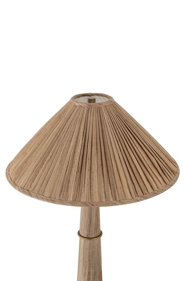 Cordelia Ruched Raw Silk Floor Lamp #3