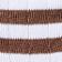 Brown & White Stripe