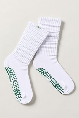 Oli Rose 100% Cotton Classic Scrunch Grip Socks