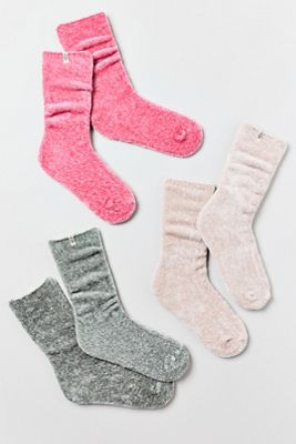 UGG® Leda Sparkle Crew Socks, Set of 3