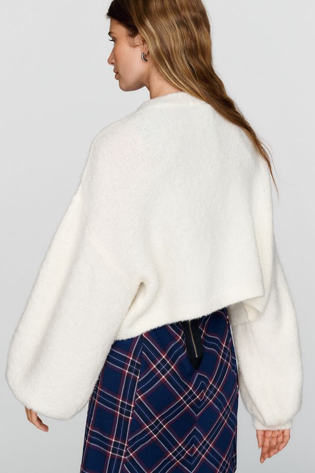 By Anthropologie Wool Blend Bouclé Cardigan #3