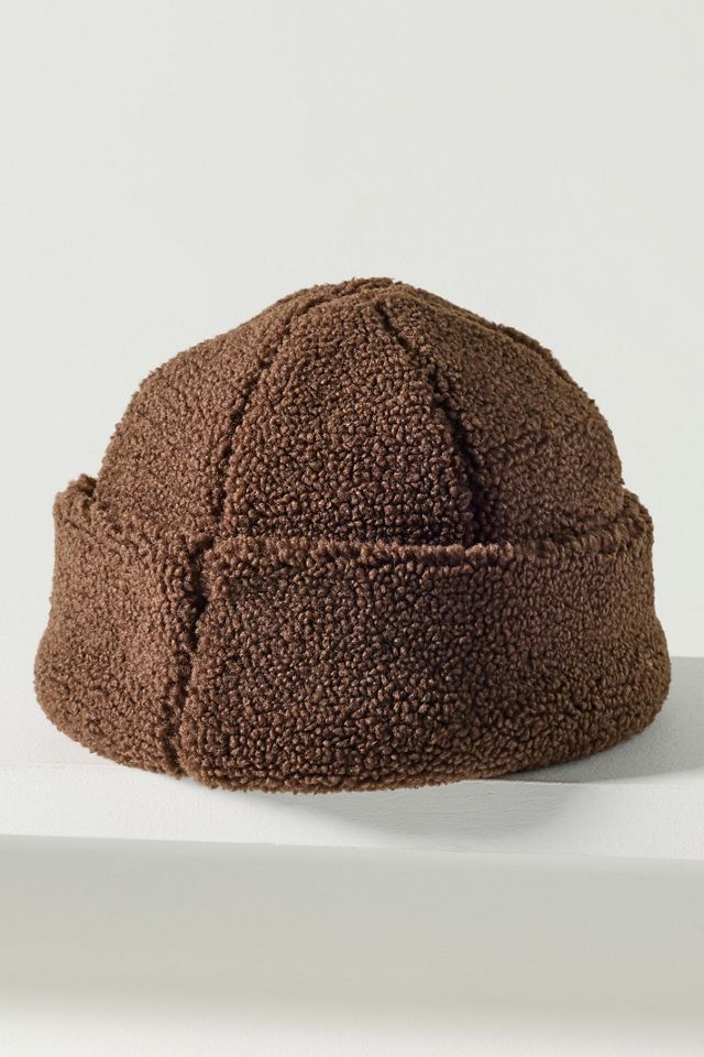 By Anthropologie Sherpa Fleece Sailor Hat #1
