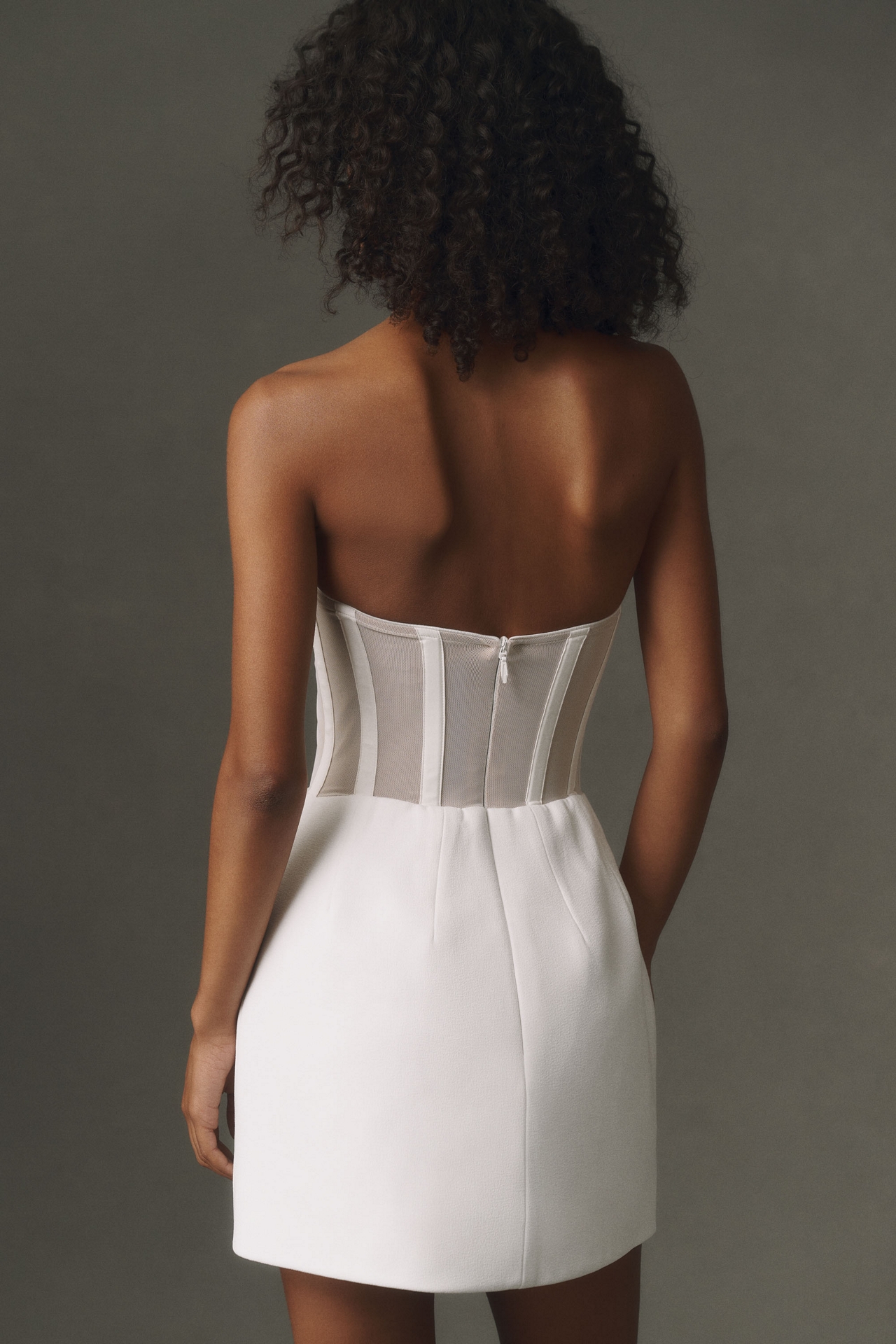Helsi Cristina Crepe Bustier Mini Dress