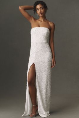Helsi Lola Strapless Sequin Maxi Dress