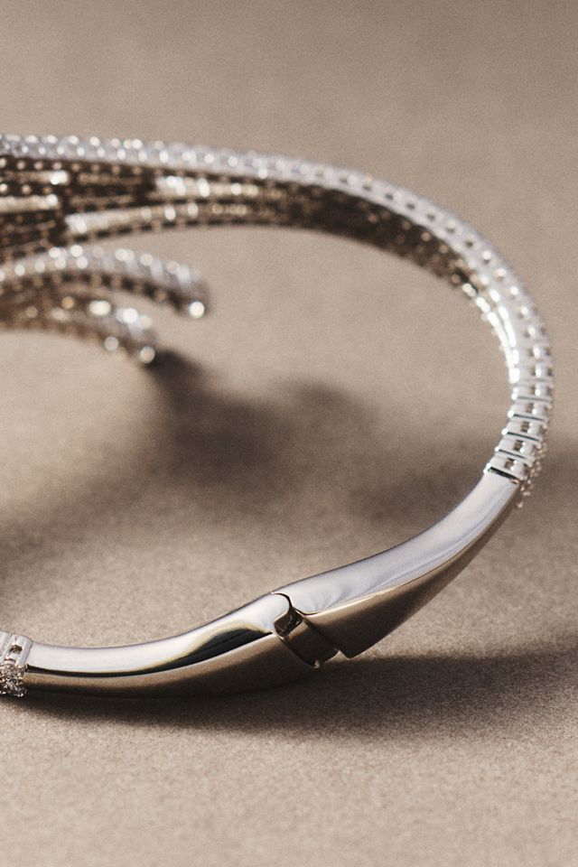 NADRI Diva Fan Hinge Cuff Bracelet #1