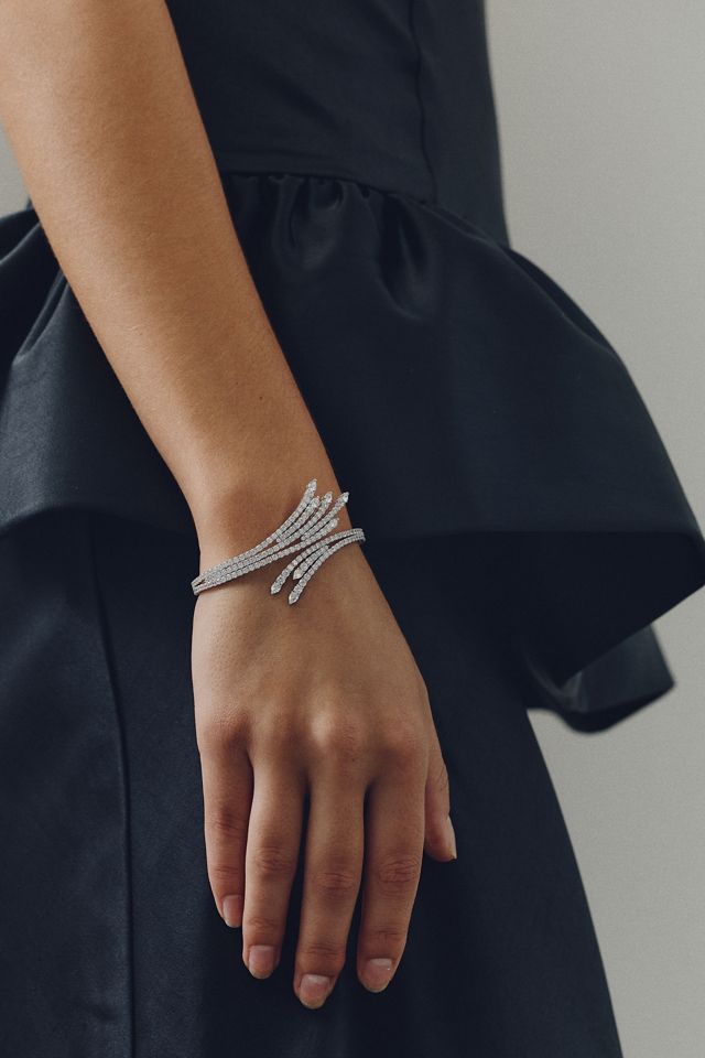 NADRI Diva Fan Hinge Cuff Bracelet #3