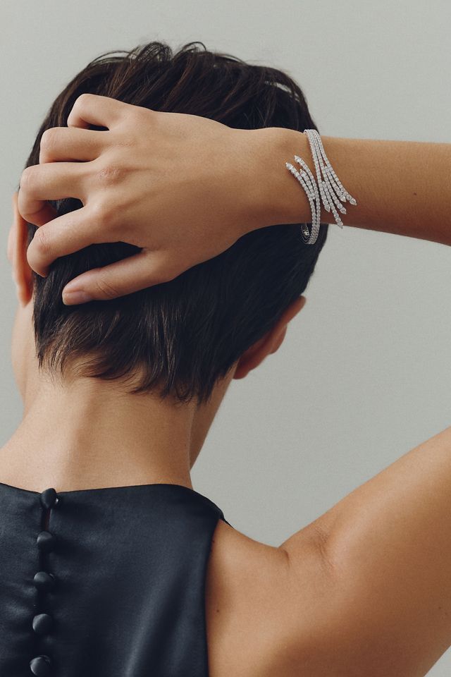 NADRI Diva Fan Hinge Cuff Bracelet #2