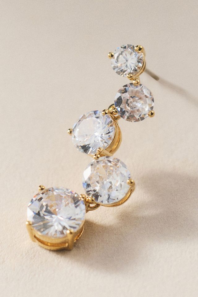 NADRI Tempo Crystal Drop Earrings #1