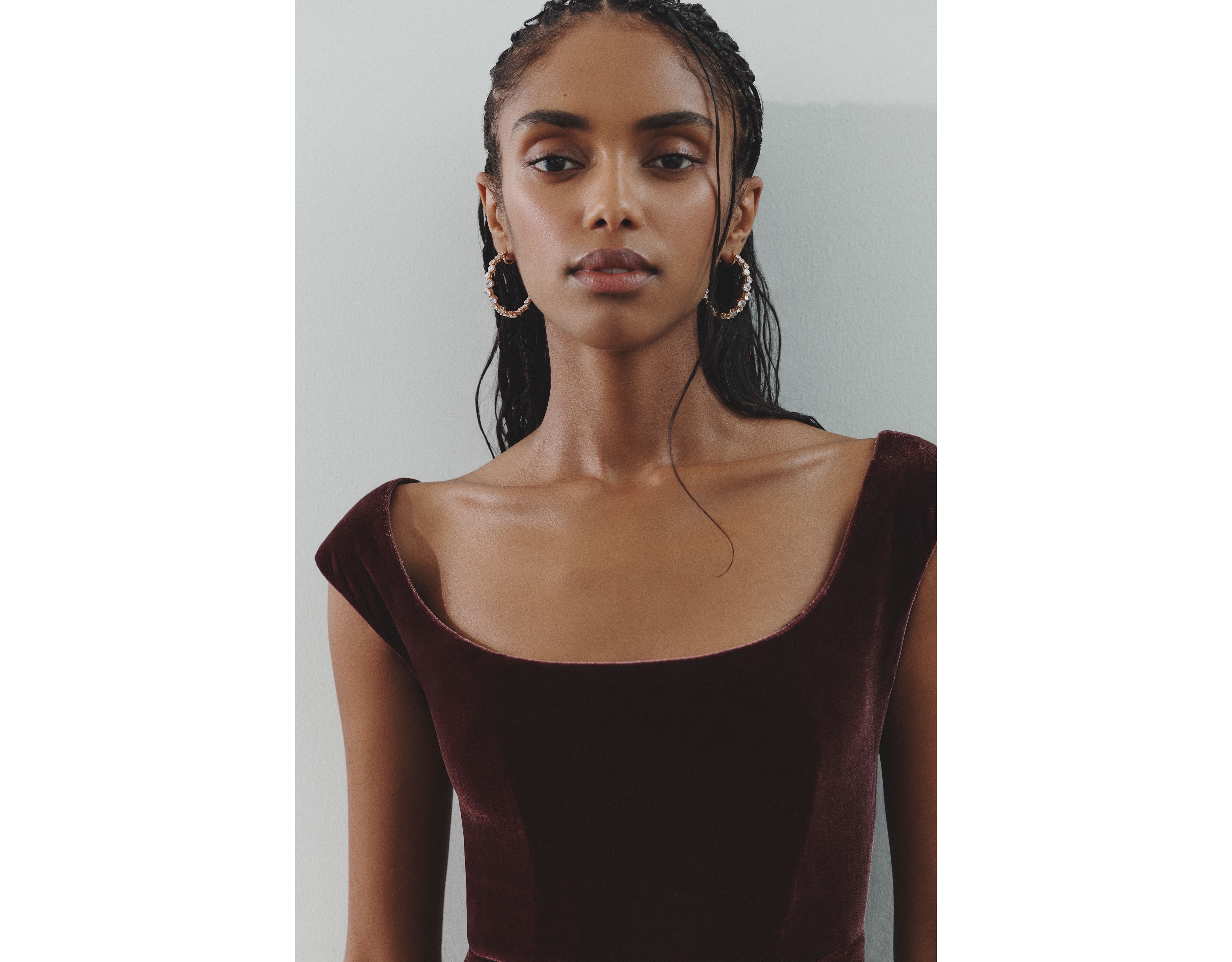 NADRI Tempo Inside Out Hoop Earrings