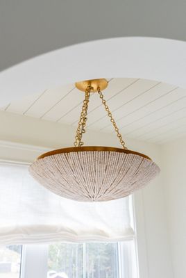 Summerside Coco Shell Bowl Pendant