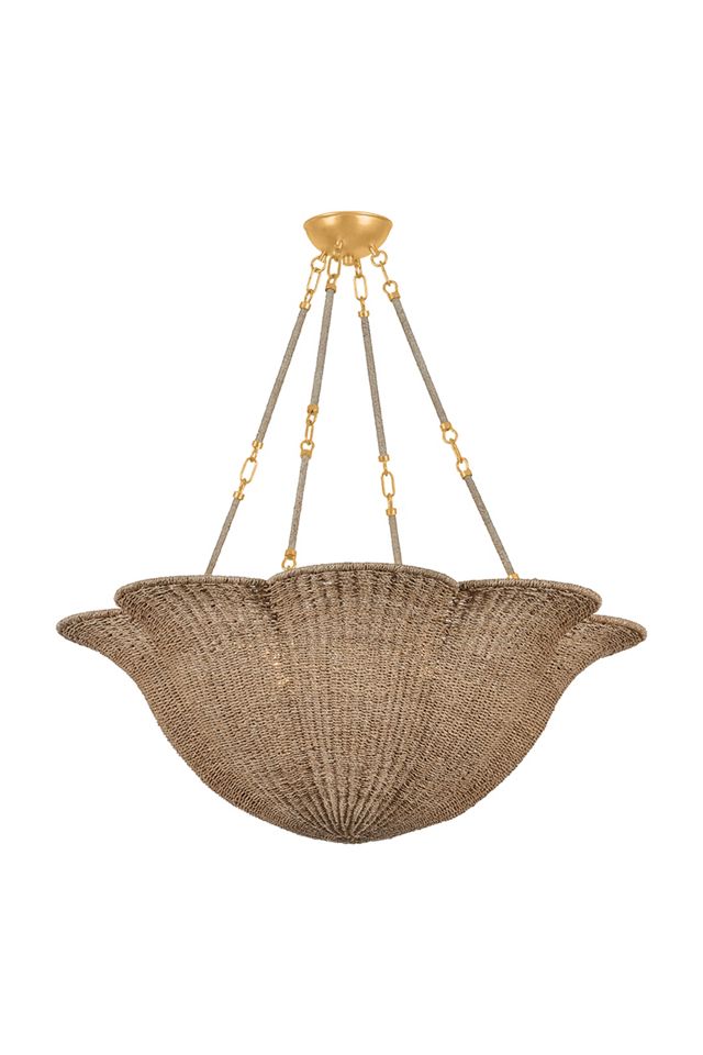 Ardonia Abaca Petal Bowl Chandelier #1