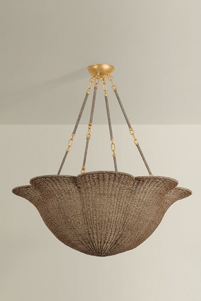 Ardonia Abaca Petal Bowl Chandelier #2