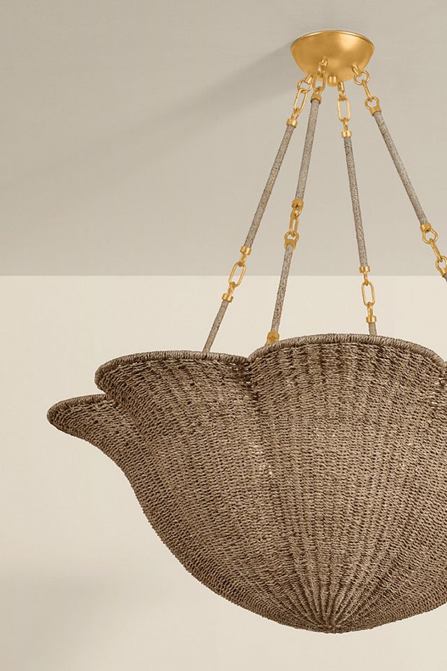 Ardonia Abaca Petal Bowl Chandelier #6