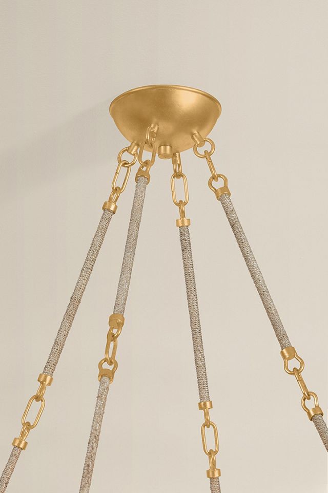 Ardonia Abaca Petal Bowl Chandelier #7