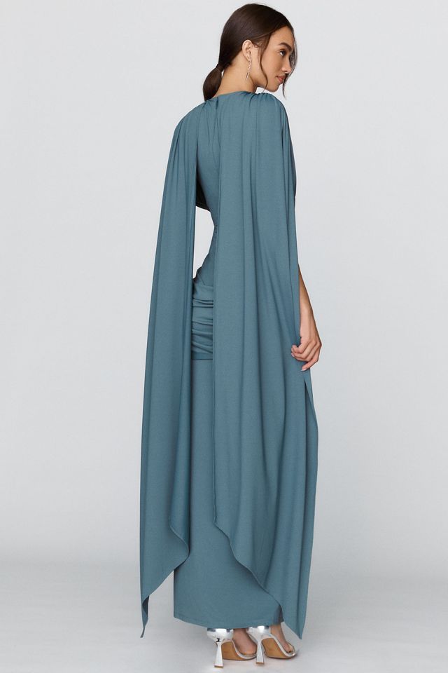 Siempre Jersey Draped Maxi Dress #1
