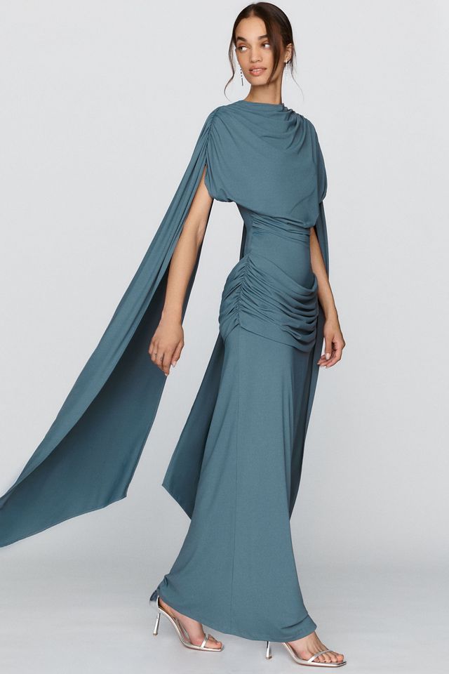 Siempre Jersey Draped Maxi Dress #3