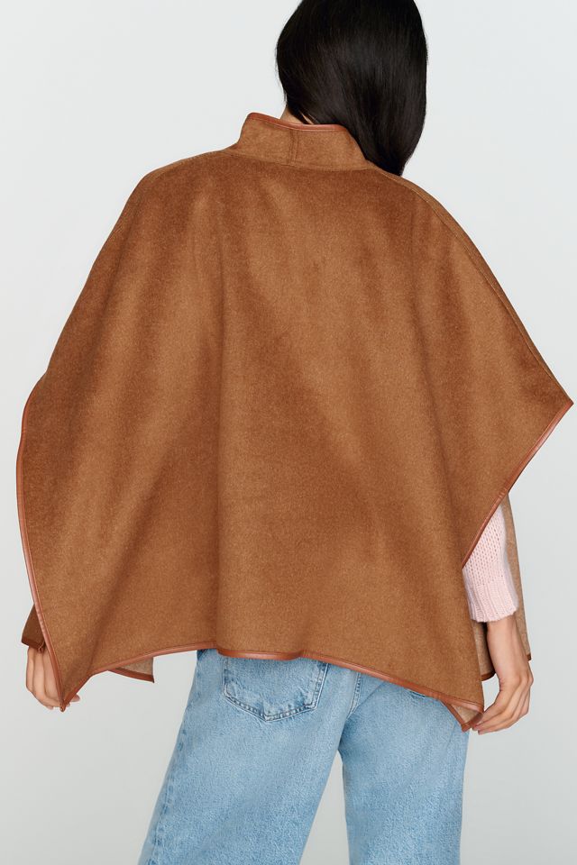 Roffe Faux Suede Poncho #2