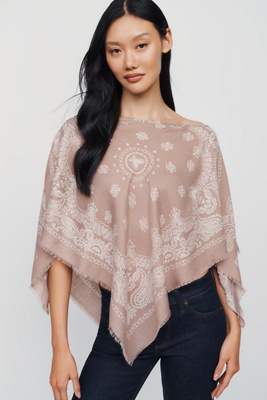 Saachi Bandana Poncho by Anthropologie