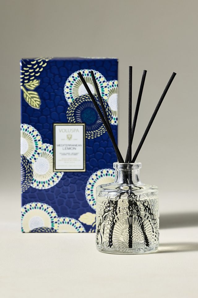 Voluspa Fruity Mediterranean Lemon Reed Diffuser #1
