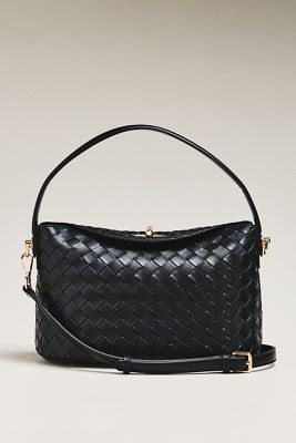 Melie Bianco Lana Woven Shoulder Bag