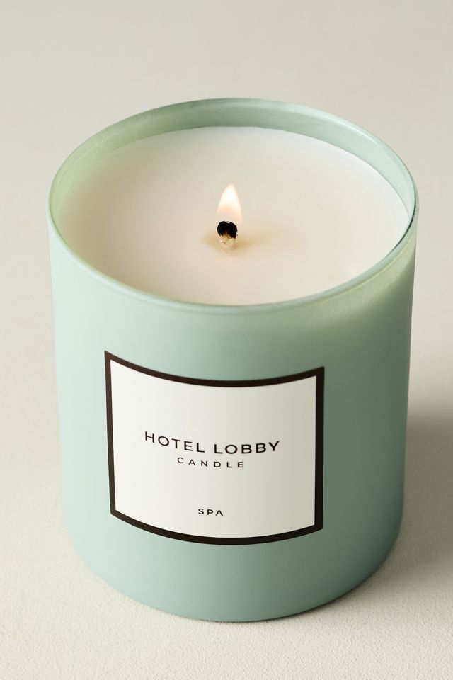 Hotel Lobby Fresh Spa Boxed Glass Candle #2