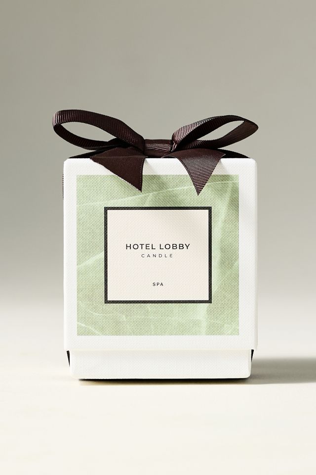 Hotel Lobby Fresh Spa Boxed Glass Candle #3
