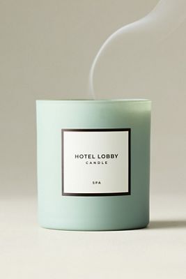 Hotel Lobby Fresh Spa Boxed Glass Candle