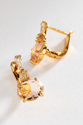 By Anthropologie Colorful Lever Back Earrings
