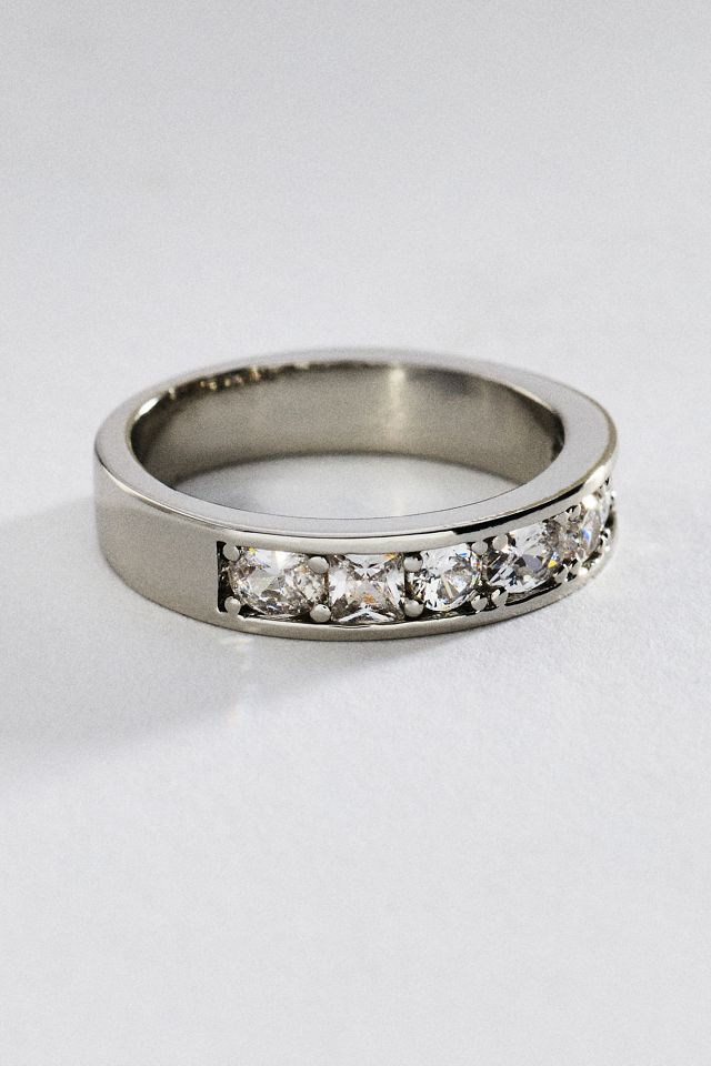 By Anthropologie Gemstone Band Ring #1