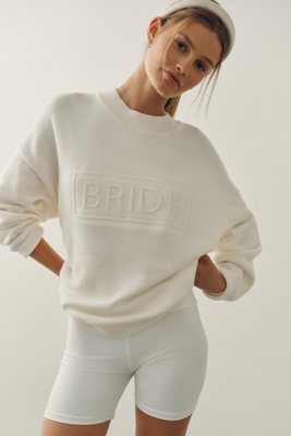 BLITHE Bride Knit Top & Shorts Set by Anthropologie