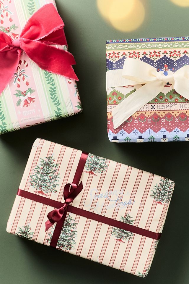 Printed Icon Holiday Wrap Rolls, Set of 2 #1