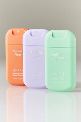HAAN Hydrating Hand Cleansing Spray Aloe Vera 3 Piece Set
