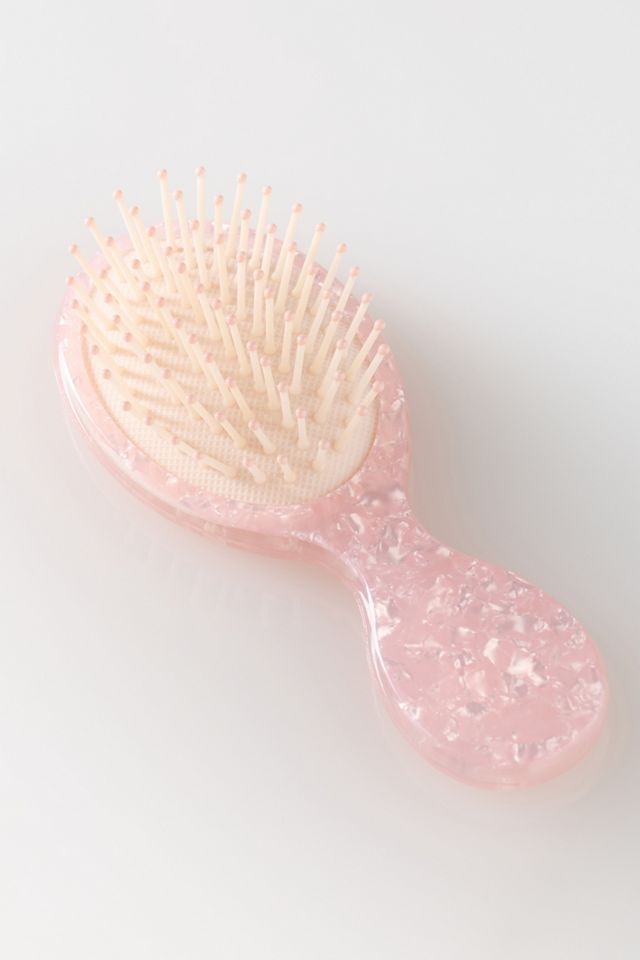 By Anthropologie Pink Mini Brush With Gems #2