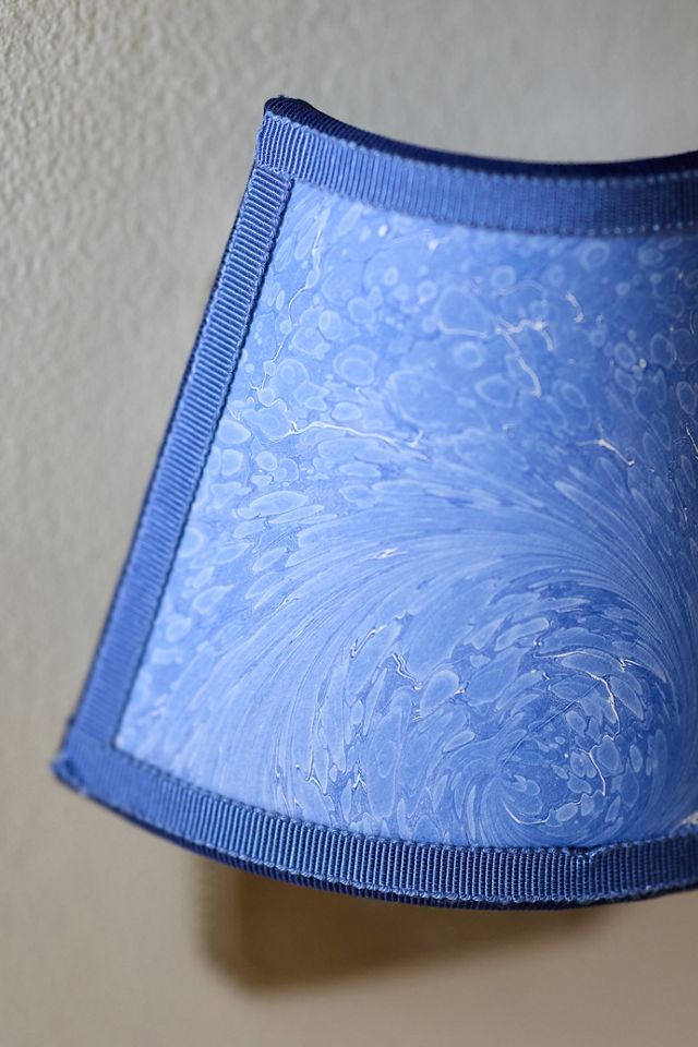 Marbled Paper Shade Night Light #2