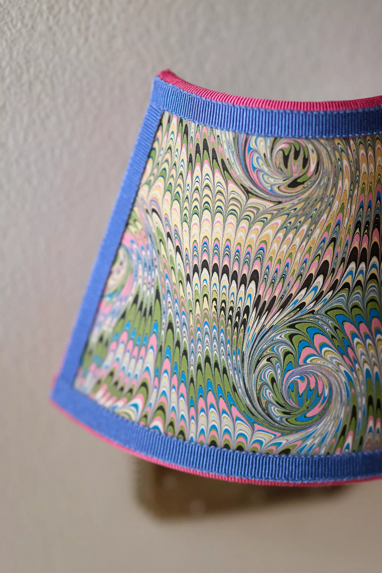 Shandells Marbled Paper Shade Night Light - thumbnail 6