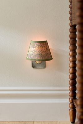 Marbled Paper Shade Night Light